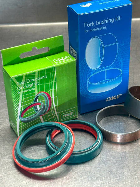 Maximum Performance WP 48mm Fork Rebuild Kit - Dual Compound SKF Seals, SKF  Precision Bushings and Stainless Snap Rings