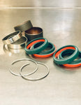Upgrade WP 48mm Fork Rebuild Kit - Dual Compound SKF Seals and Stainless Snap Ring